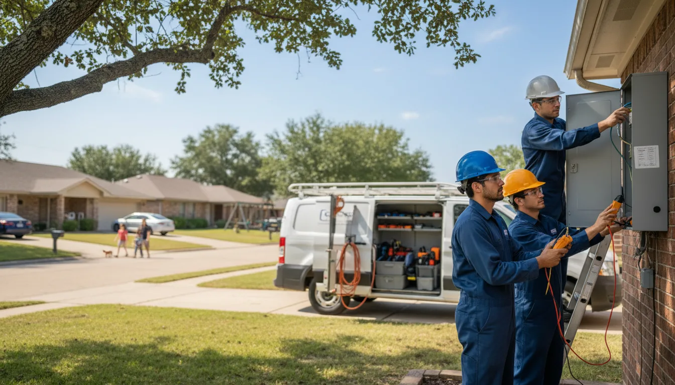 Certified electrician providing emergency electrical services in Mccall Creek, MS